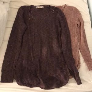 Pair of Knit Sweaters